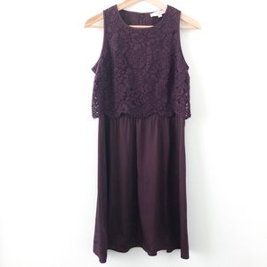 LOFT Lace Bodice Dress
